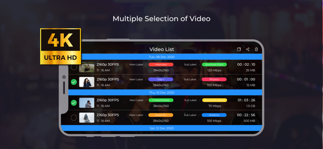 Captura de pantalla de Video Recorder Pro