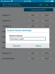 BLE Automation ipad bilder 2
