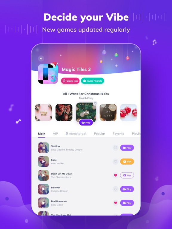 Game of Songs - Music Gamehub screenshot