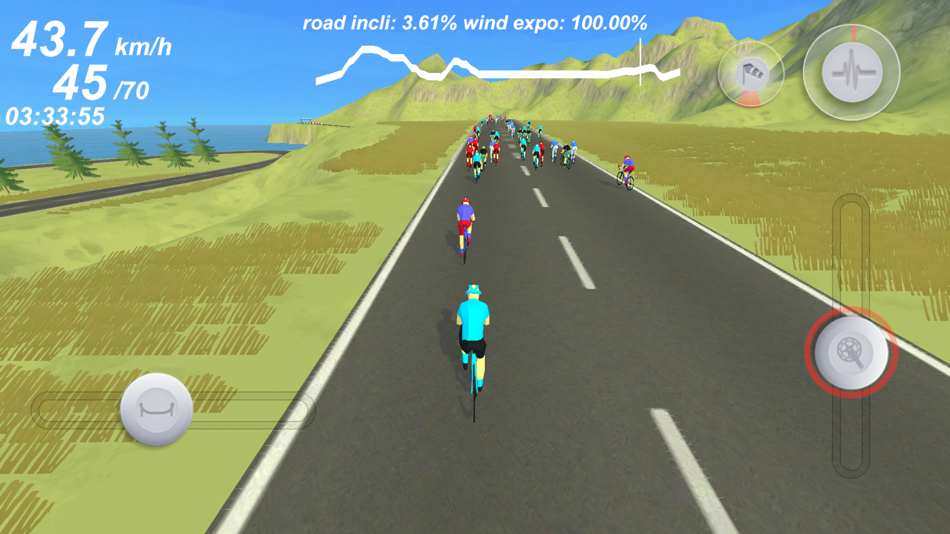 #3. Pro Cycling Simulation (iOS) Podle: Damien Legave