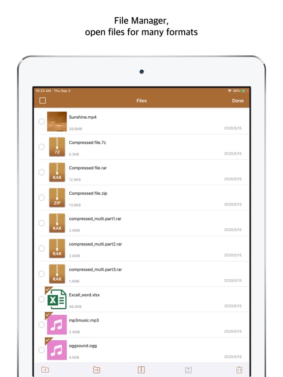 Screenshot #5 pour UnRAR - extrait zip,rar,7zip