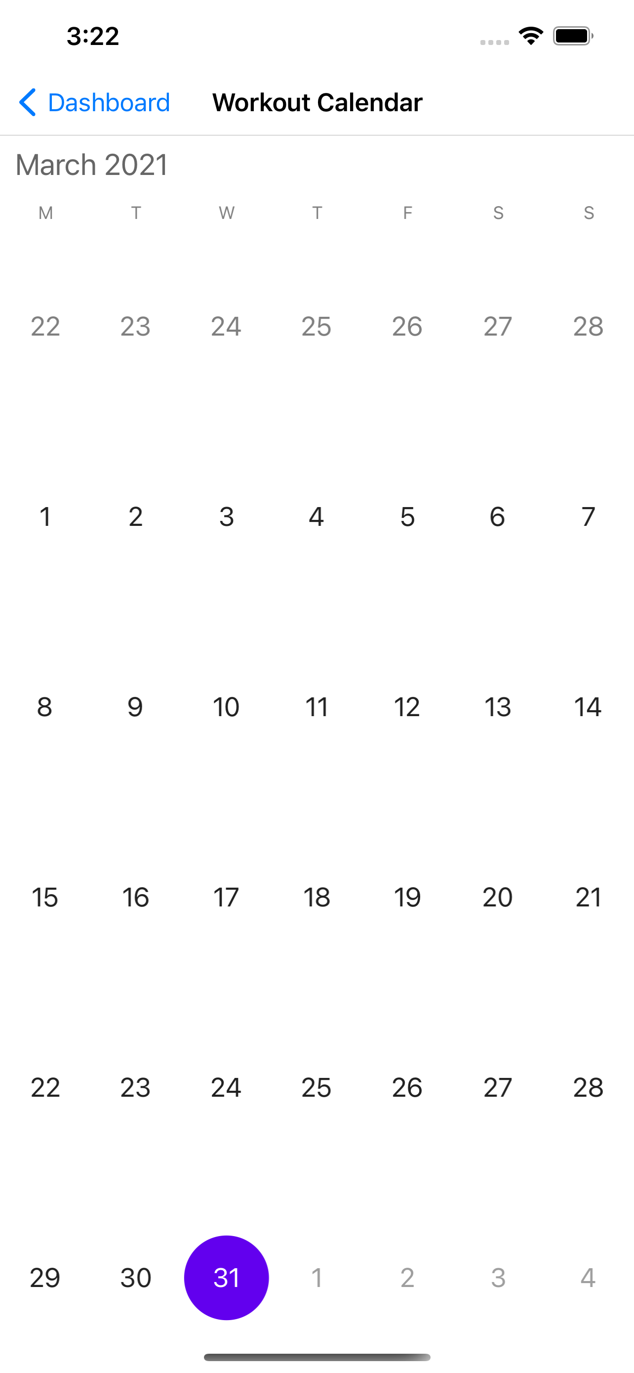 Gym Workout Tracker