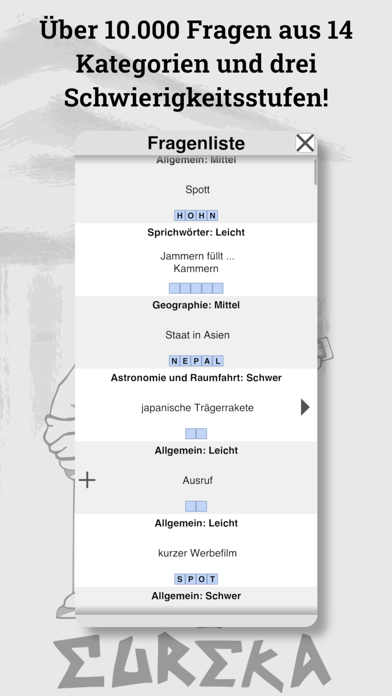 Eureka! Kreuzworträtsel Screenshot