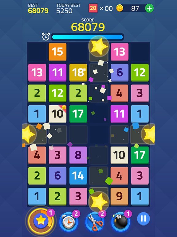 Screenshot #6 pour Merge Block: Star Finders