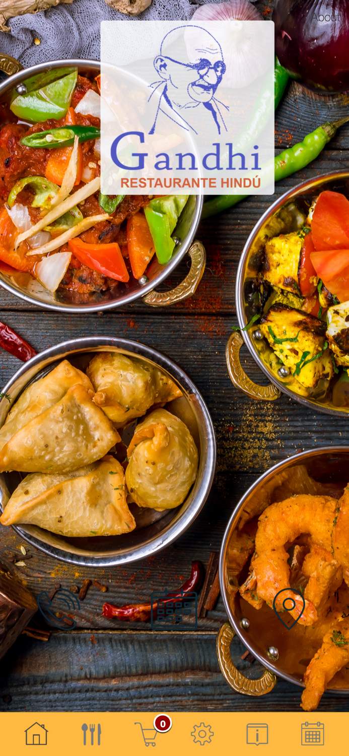 Gandhi Restaurant App
