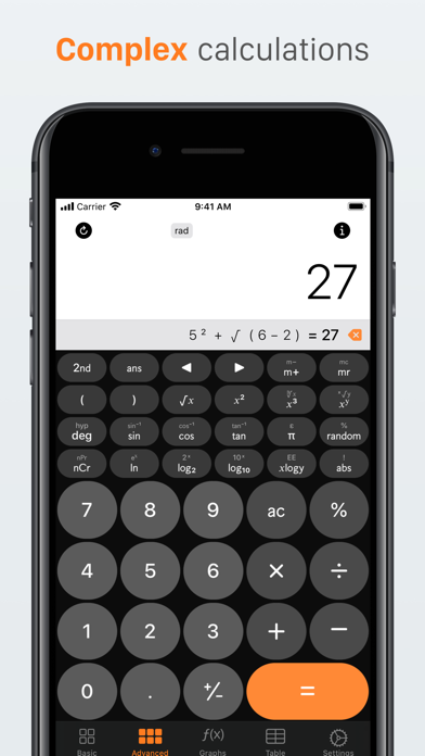 Calculator, basic and advanced screenshot 2
