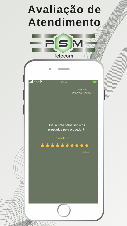 #8. PSM TELECOM (iOS) Podle: HubSoft