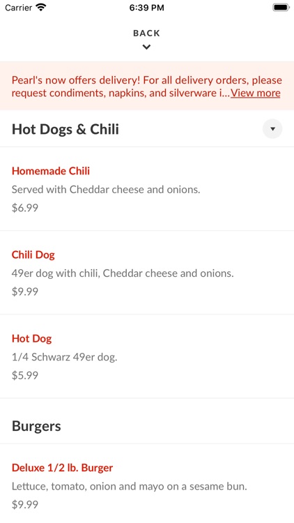 Pearl's Deluxe Burgers