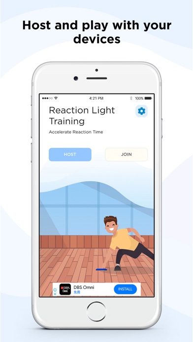 Reaction Light Training Screenshot