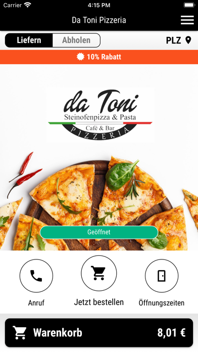 Da Toni Pizzeria Screenshot