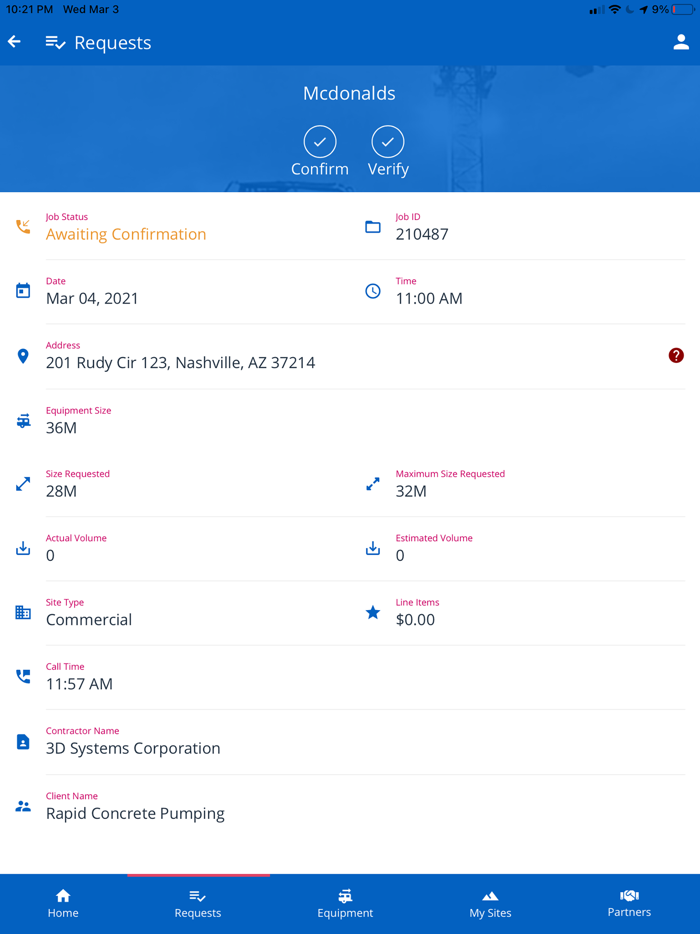 Rapid Service Request