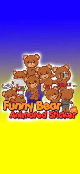 Game screenshot Funny Bear Animated Sticker mod apk