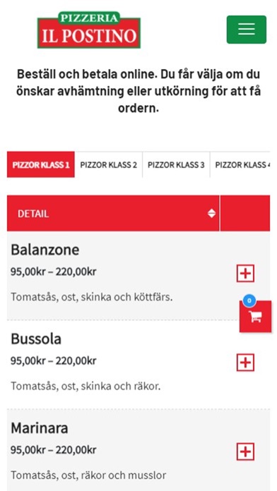 Pizzeria Il Postino Screenshot