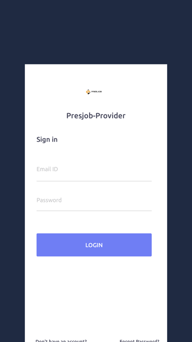 presjob-provider Screenshot