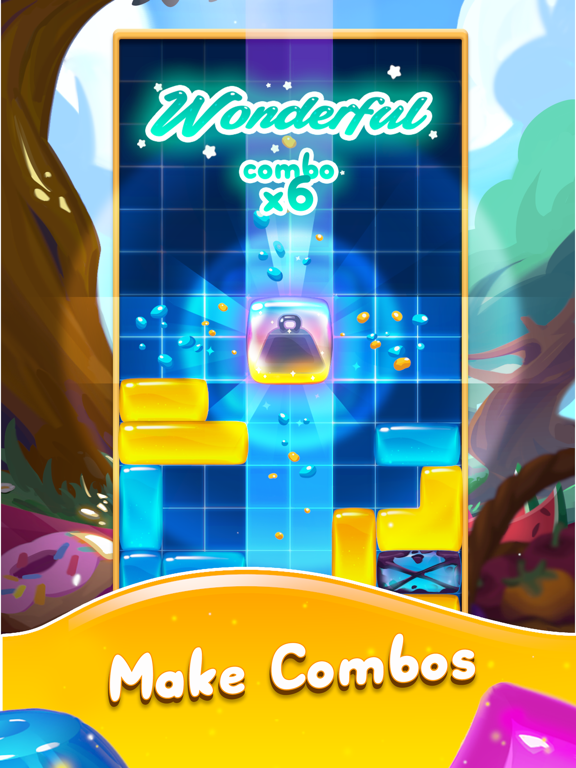 Screenshot #5 pour Jelly Slide Sweet Drop Puzzle