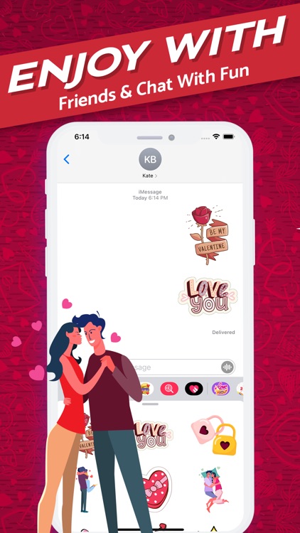 Love Friends Forever Stickers