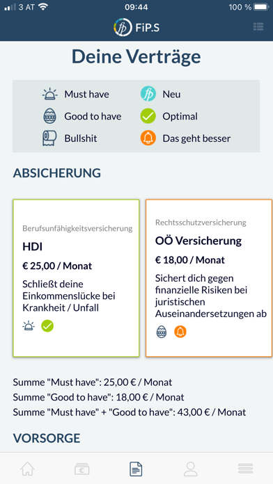 FiP.S - Smarte Finanzplanung Screenshot