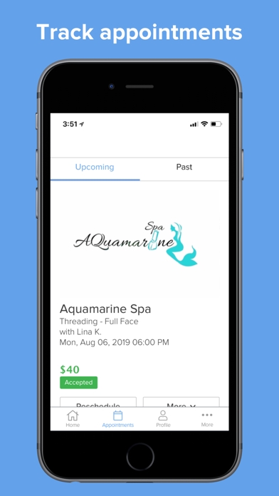 Aquamarine Spa Screenshot