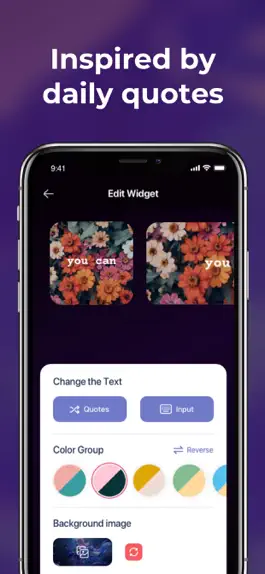 Game screenshot Quote Widget-Edit home screen apk