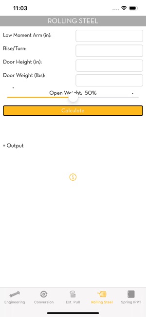 Idc Spring Calculator On The App - Garage Door Spring Calculator App