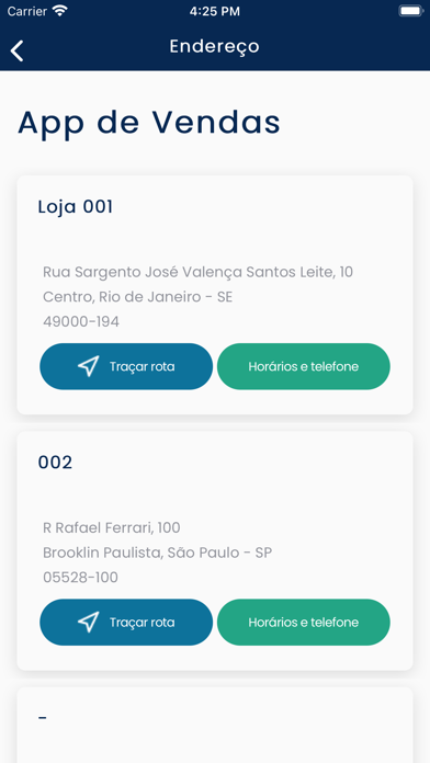 App De Vendas Screenshot
