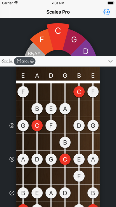 Screenshot #2 pour Scales Pro - Chords & Scales