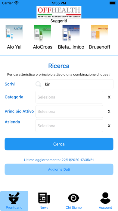 Prontuario Oftalmico OFFHEALTH Screenshot