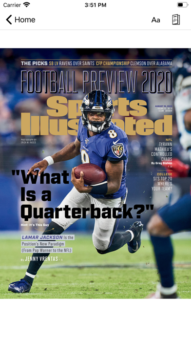 Sports Illustrated Magazine Screenshot