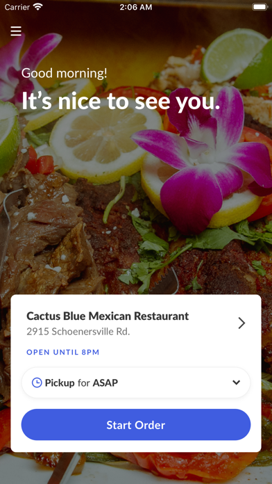 Cactus Blue Restaurant Screenshot