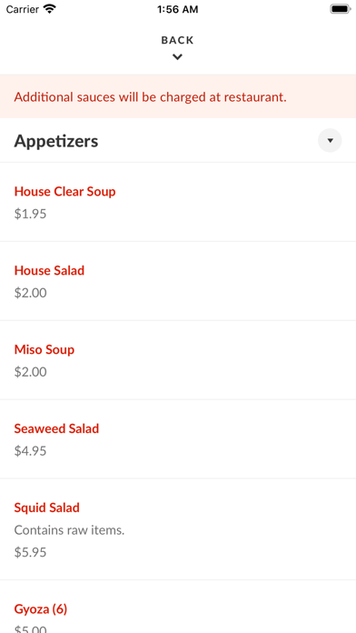 Sogo Japanese Restaurant Screenshot