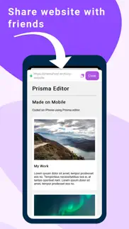 code editor for html css js iphone screenshot 2