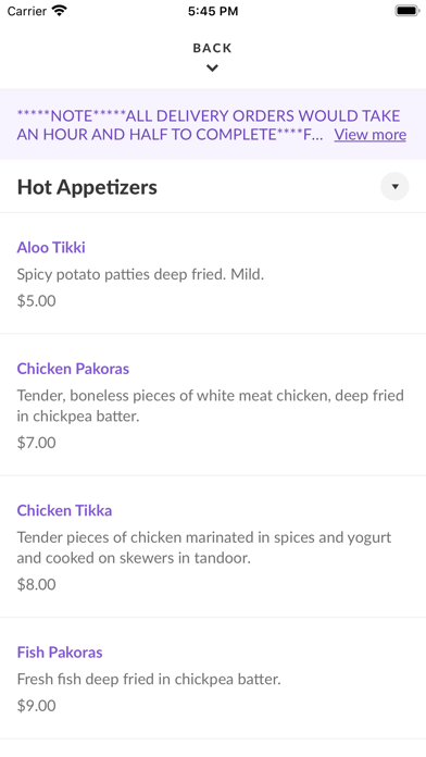 Mela Modern Indian Cuisine Screenshot 3 - AppWisp.com Mela Modern Indian Cuisine Screenshot 3 - AppWisp.com