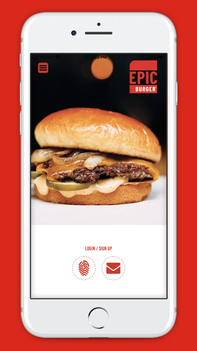 Epic Burger Rewards Screenshot