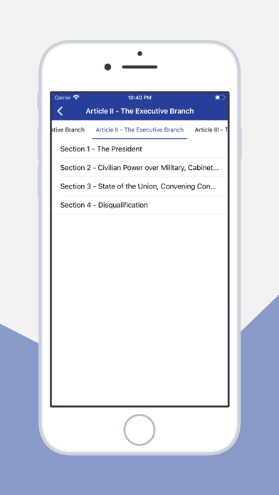 USA constitution App Screenshot