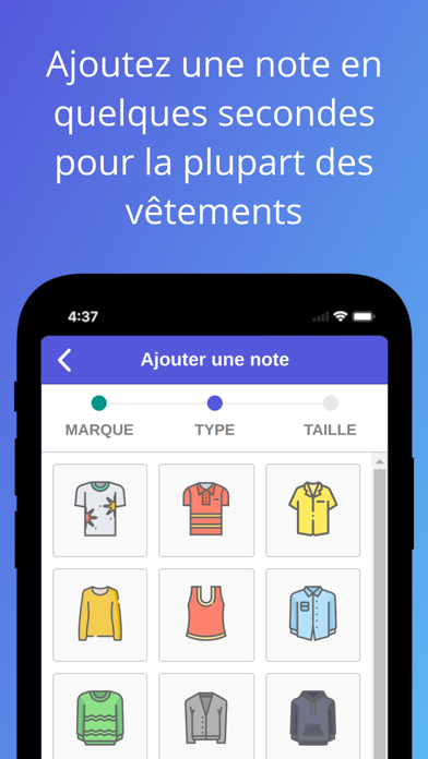 Screenshot #3 pour Shopping sizer