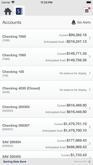 Sterling State Bank Business Screenshot