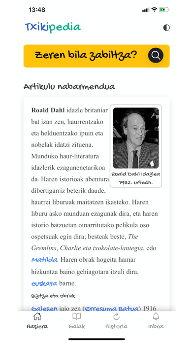 Txikipedia Screenshot