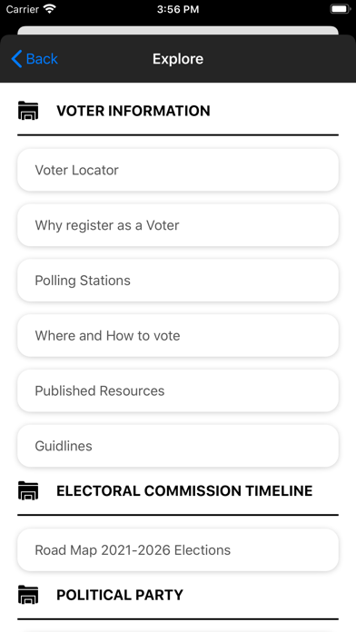 EC App - Uganda Screenshot