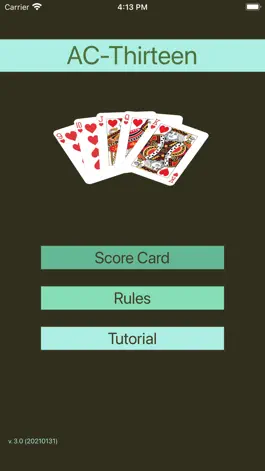 Game screenshot AC-Thirteen Score mod apk