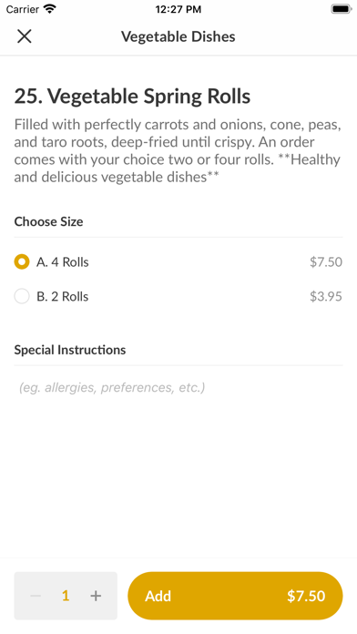 Golden Bell Richmond Screenshot