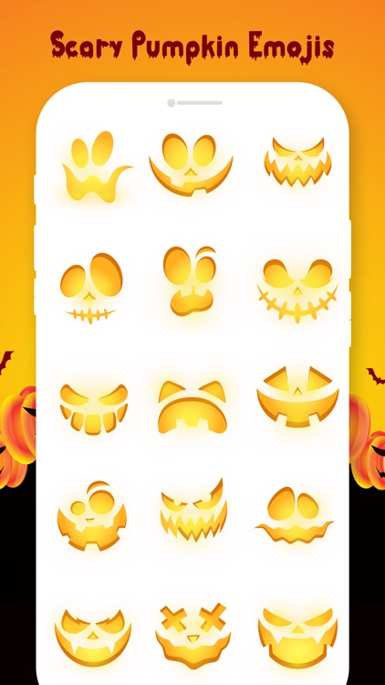 Scary Pumpkin Emojis screenshot-3