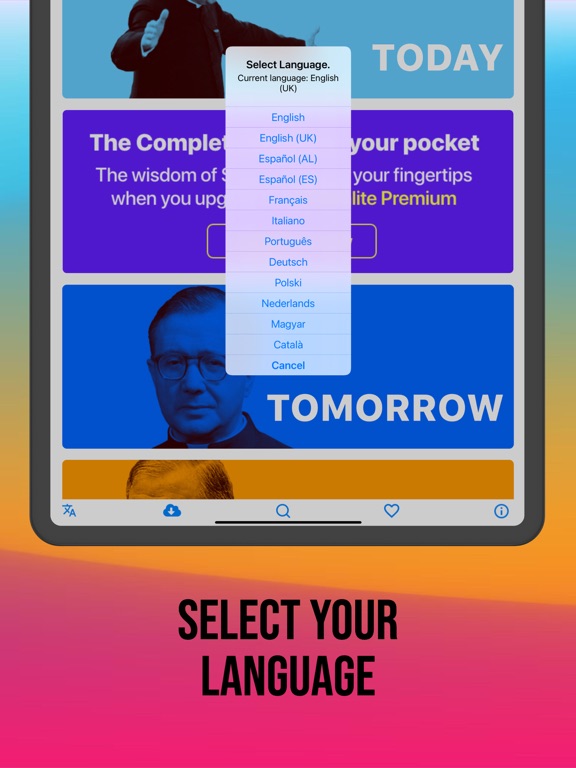 eScrivaLite iPad screenshot 4 - Lifestyle app