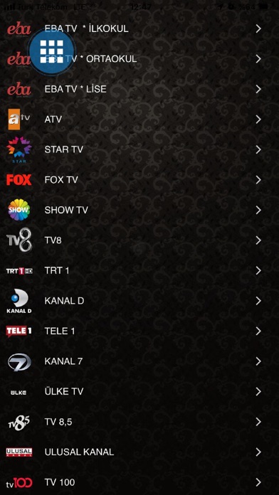 Screenshot #1 pour Mobil Canli TV