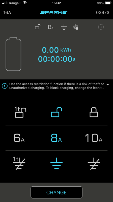 Sparks Chargers Screenshot