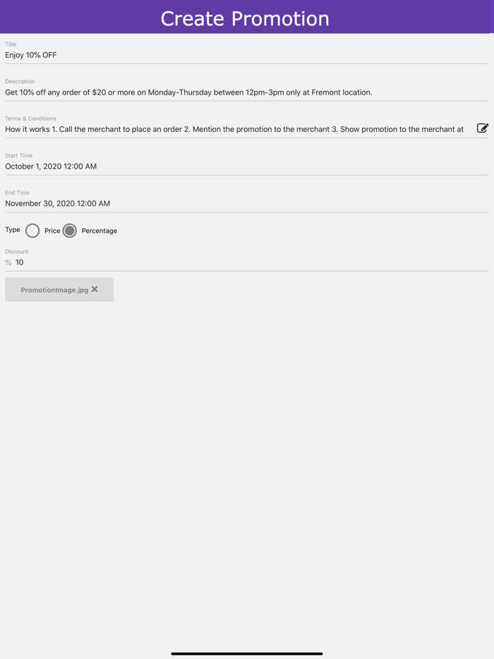 SpotEatery - Merchant