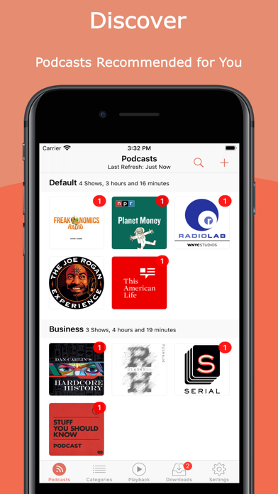 Podcast Player RSSRadio Screenshot