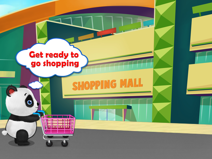 Panda Supermarket Shopping