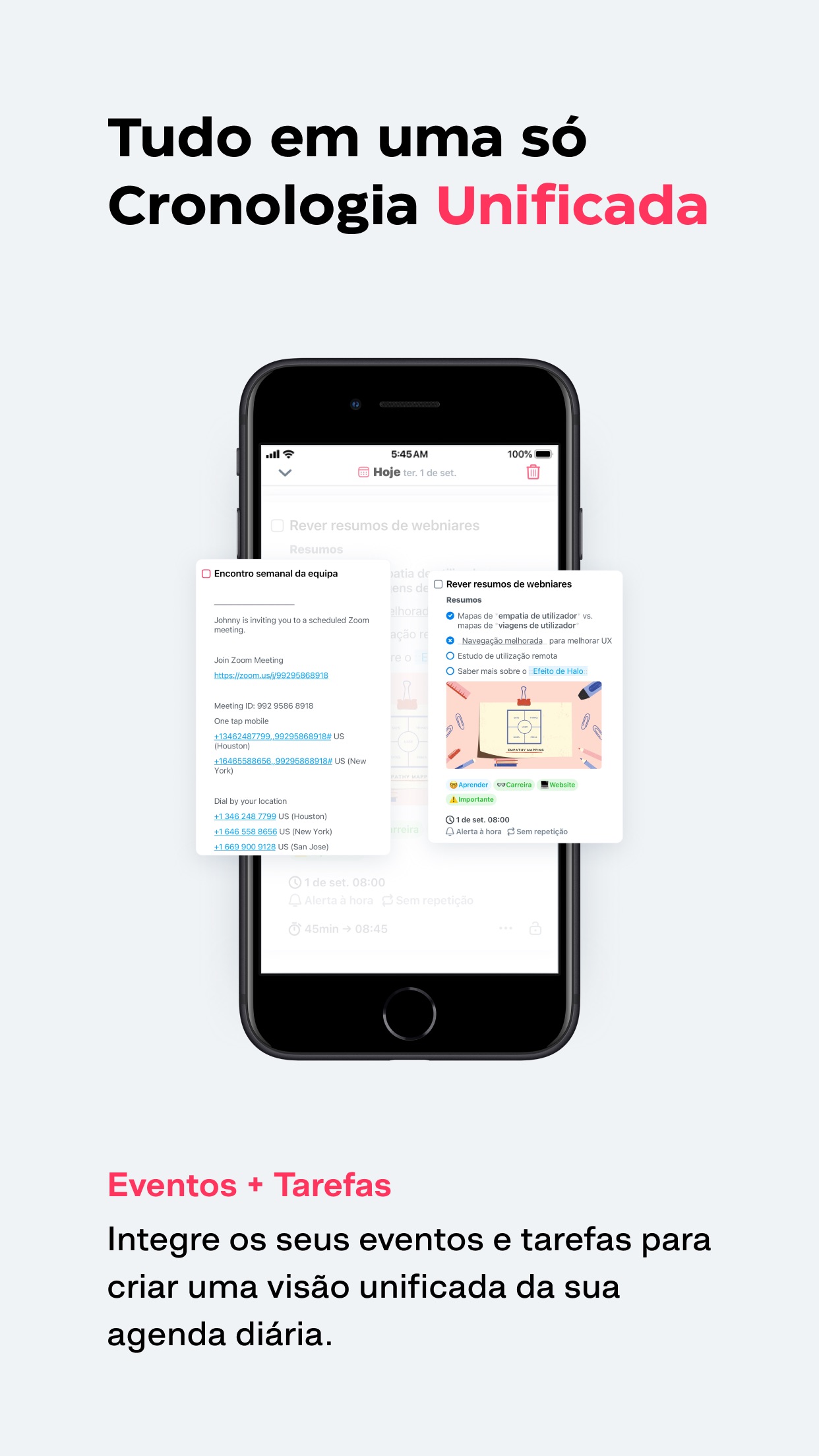 Screenshot do app Sorted³ - Calendário Notas