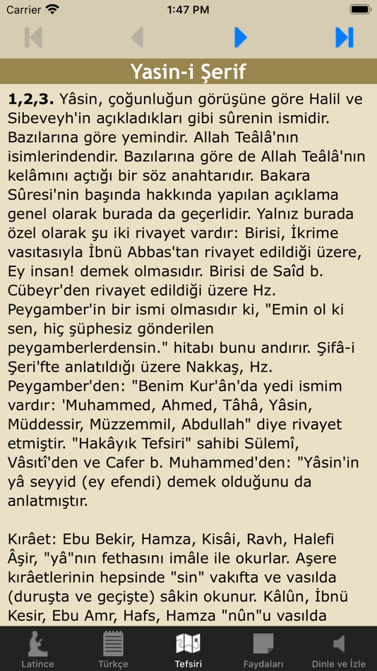 #4. Yasin-i Şerif (Yasin Suresi) (iOS) Podle: Tansel Demir