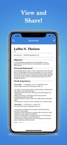 Quick Resume Builder–CV Maker screenshot #7 for iPhone
